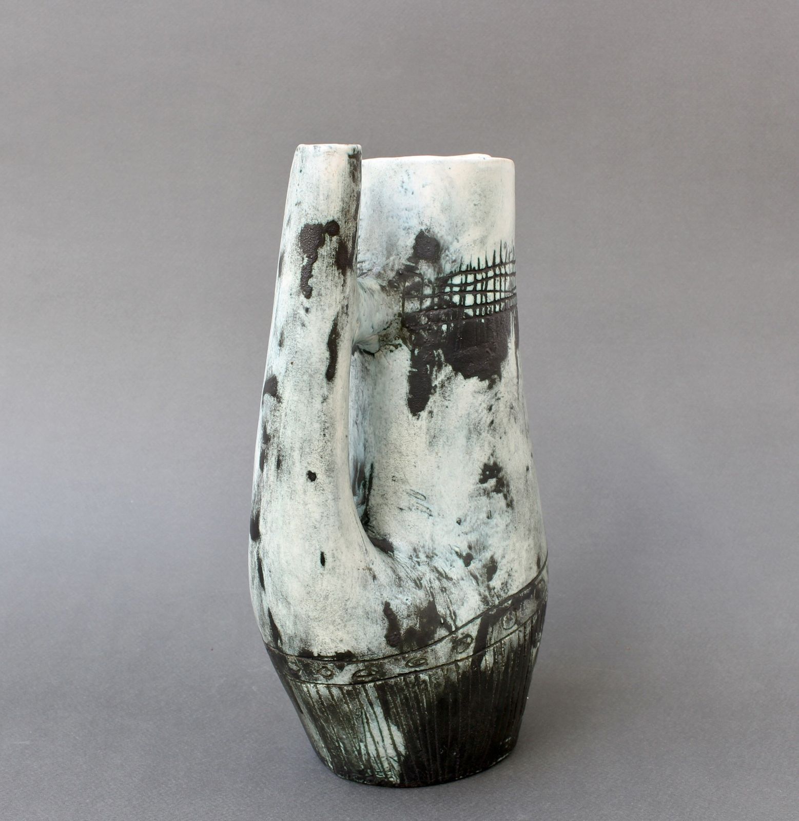Mid Century French Ceramic Vase By Jacques Blin (Circa 1950s) photo for sale