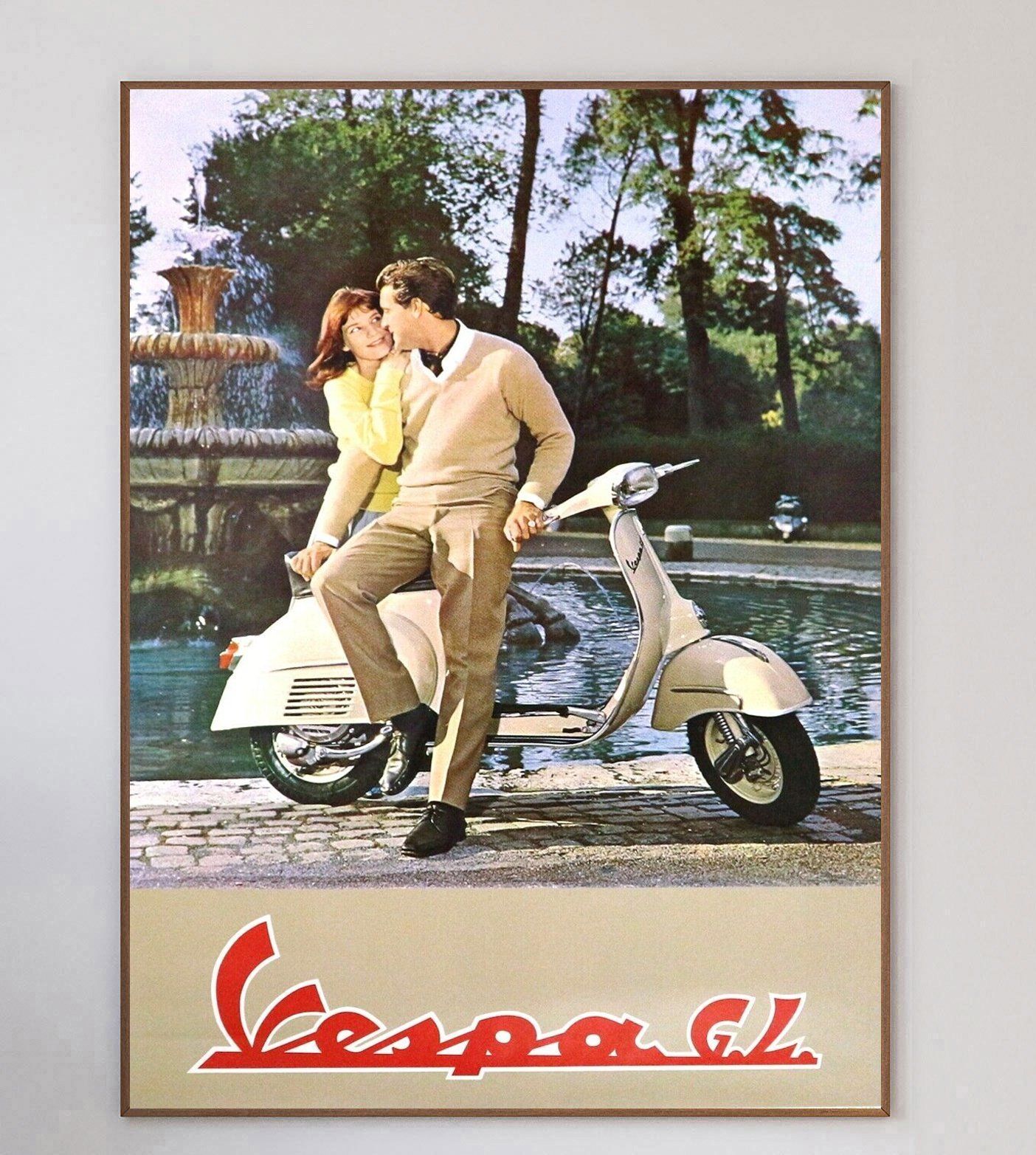 Vespa Gl, 1960s, Original Vintage Poster photo 383.0