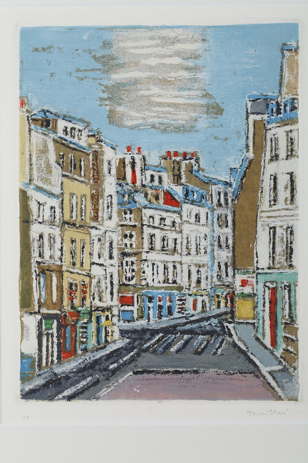 1503.0 Ensemble de quatre gravures encadrées représentant les arrondissements de Paris photo