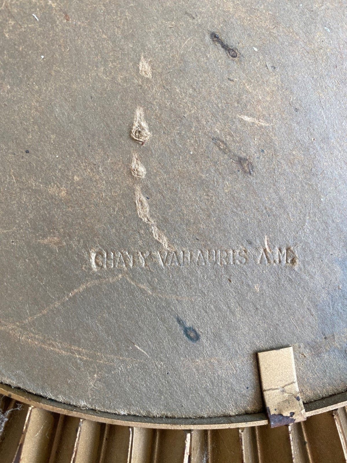 Vintage Chaty Vallauris Sunburst Mirror photo for sale