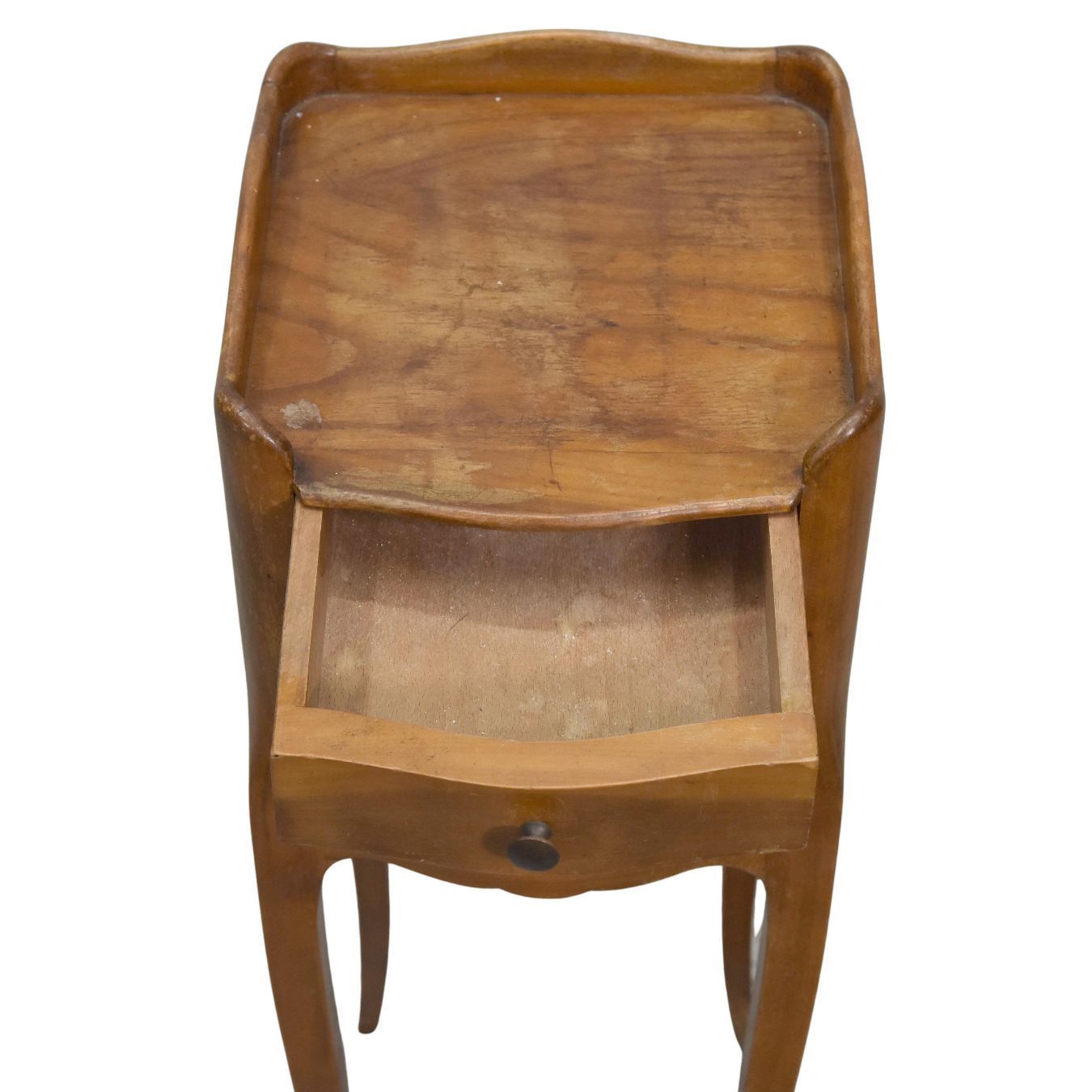 Louis XV Style Cherrywood Bedside Table Early Twentieth photo for sale