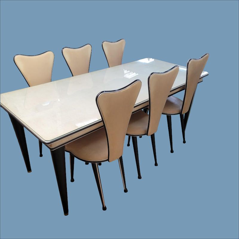 Umberto Mascagni For Harrods Table And Chairs 1950s photo Furniture