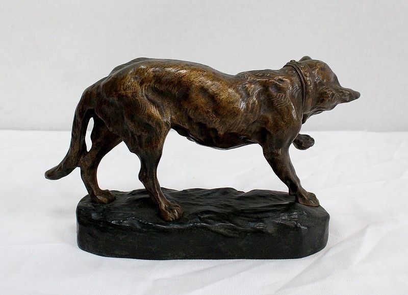 Bronze German Shepherd Dog By Cartier, Early 20th Century photo furniture