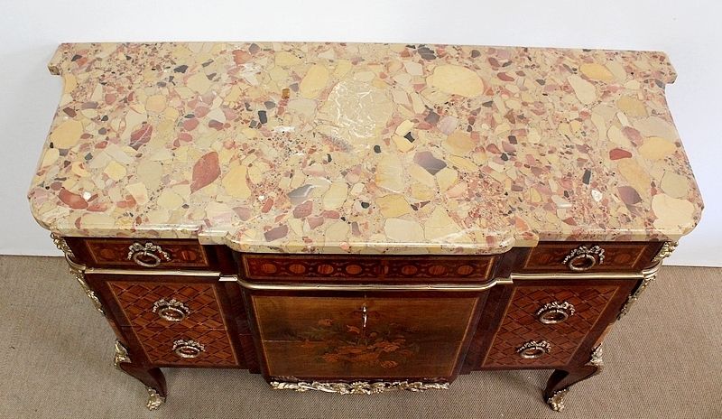 Marquetry Chest Of Drawers, 1800s photo Furniture