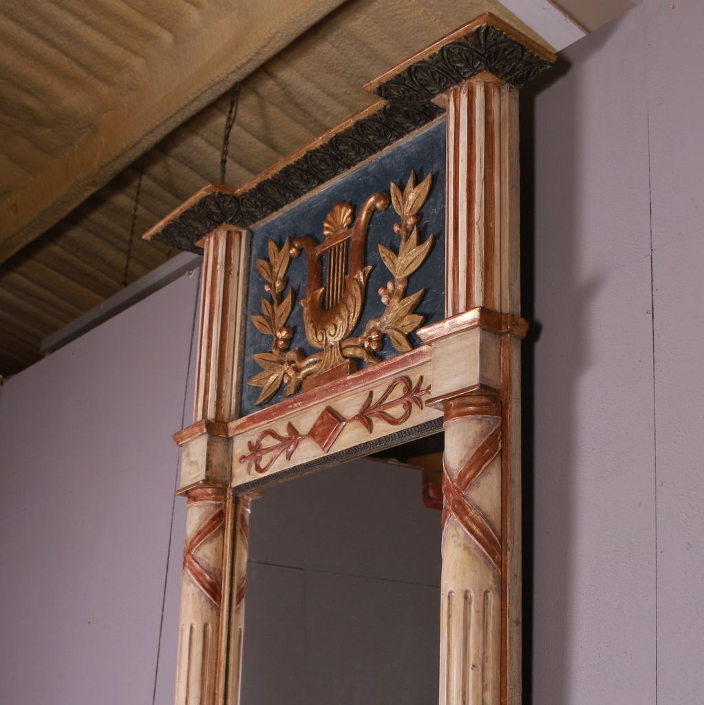 Swedish Painted Console Table And Mirror photo buy