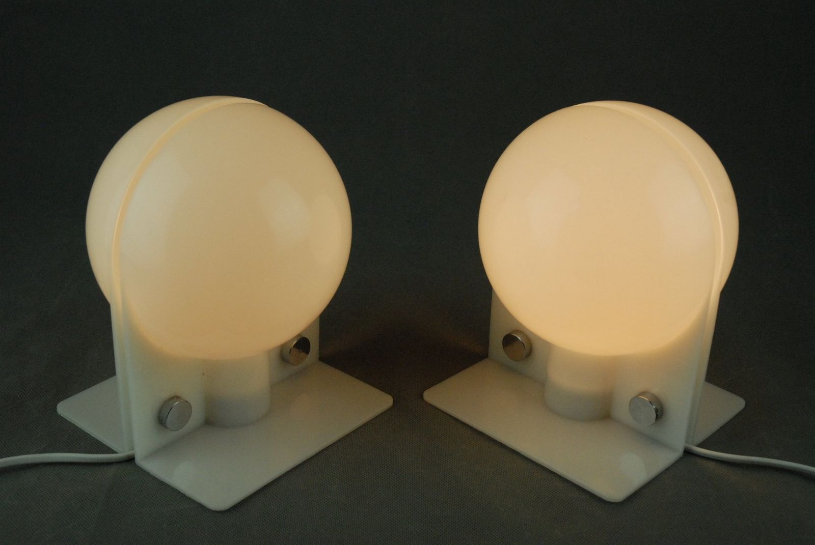 Sirio Lamps By Sergio Brazzoli & Emmano Lampa For Harvey Guzzini, Italy, Set Of 2 photo vinterior