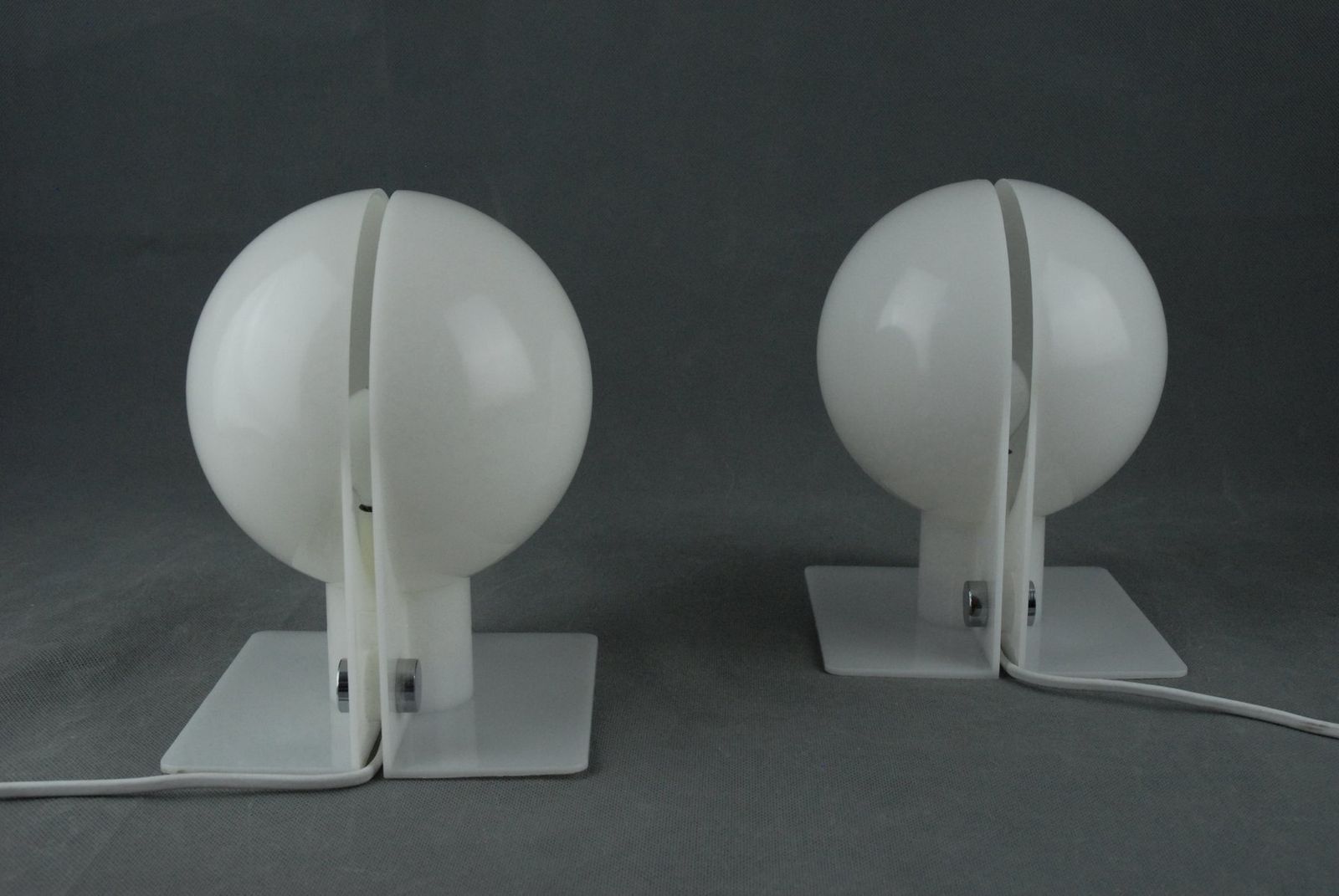 Lighting Sirio Lamps By Sergio Brazzoli & Emmano Lampa For Harvey Guzzini, Italy, Set Of 2 photo