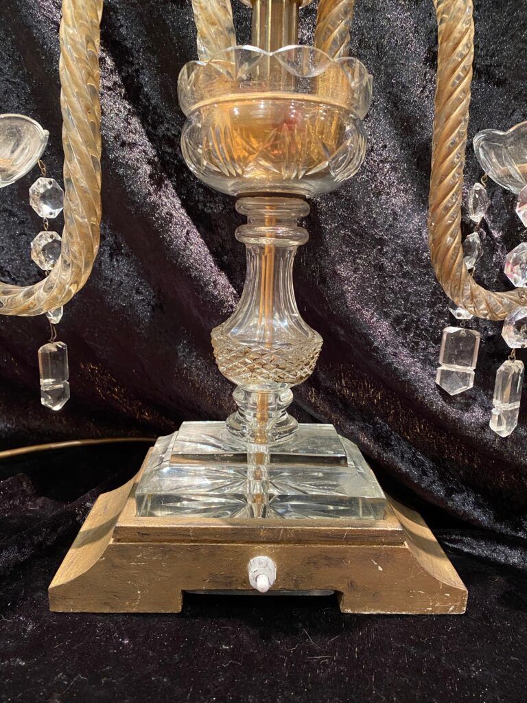 A Pair Of English Candelabra Lamps photo vinterior