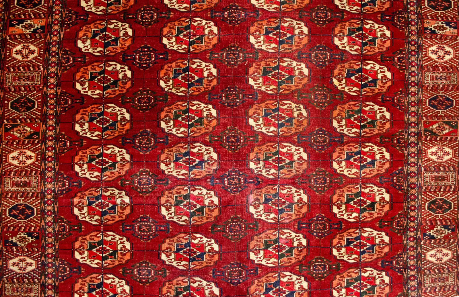 Antique Turkmen Carpet 286x202cm photo buy