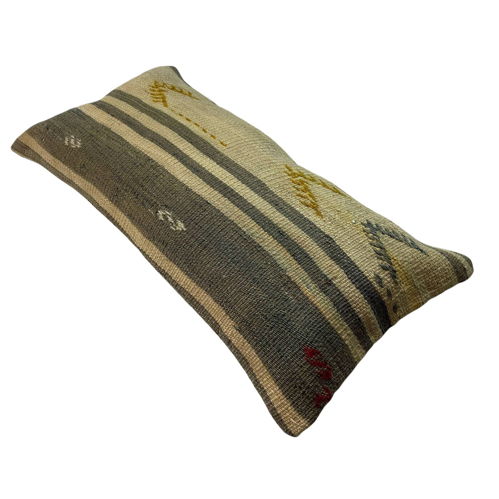 Kilim Pillow Tapis Kelim Kilim Pillow Cover ,Vintage Meditation Bench Kelim Teppich Boho Kilim Cushion Kilim Sofa Turkish Pillow photo vinterior