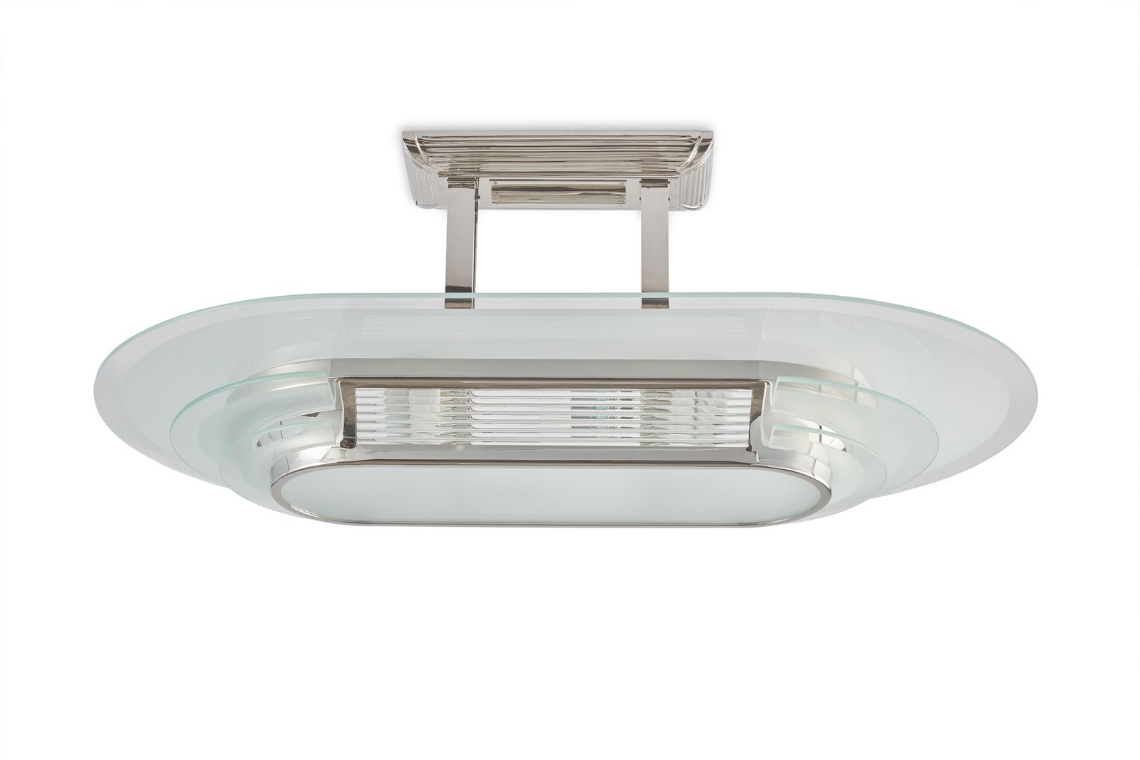 Modernist Art Deco Chandelier In The Spirit Of Petitot photo Lighting