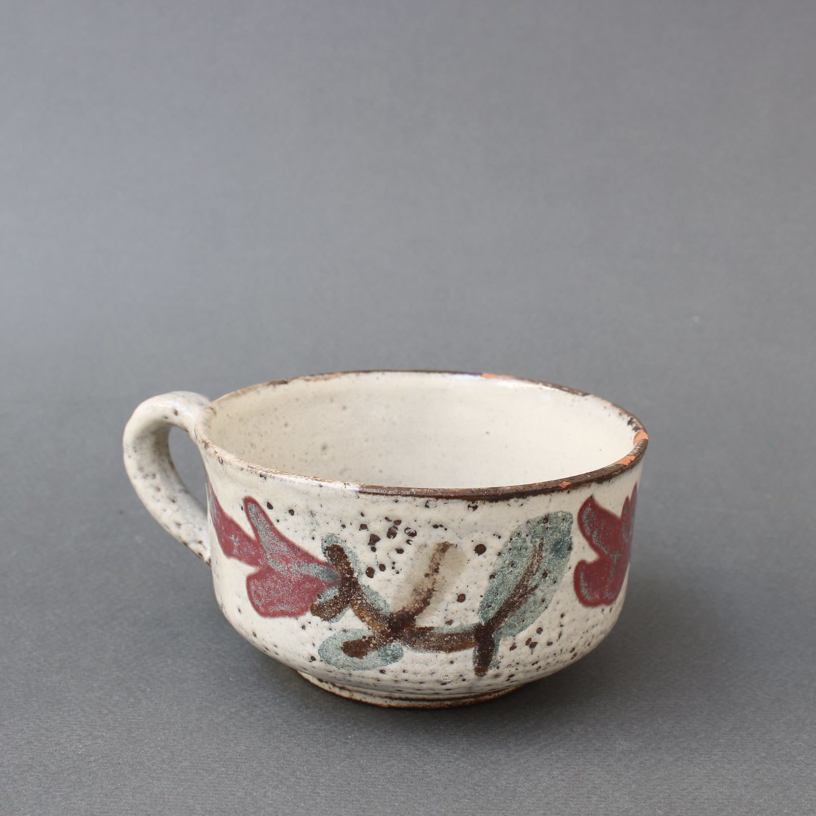 French Ceramic Coffee Cup By Le Mûrier (Circa 1960s)