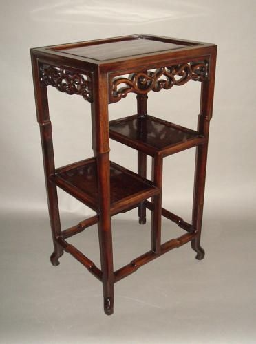 photo for sale 19th Century Chinese Hongmu Stand/Table
