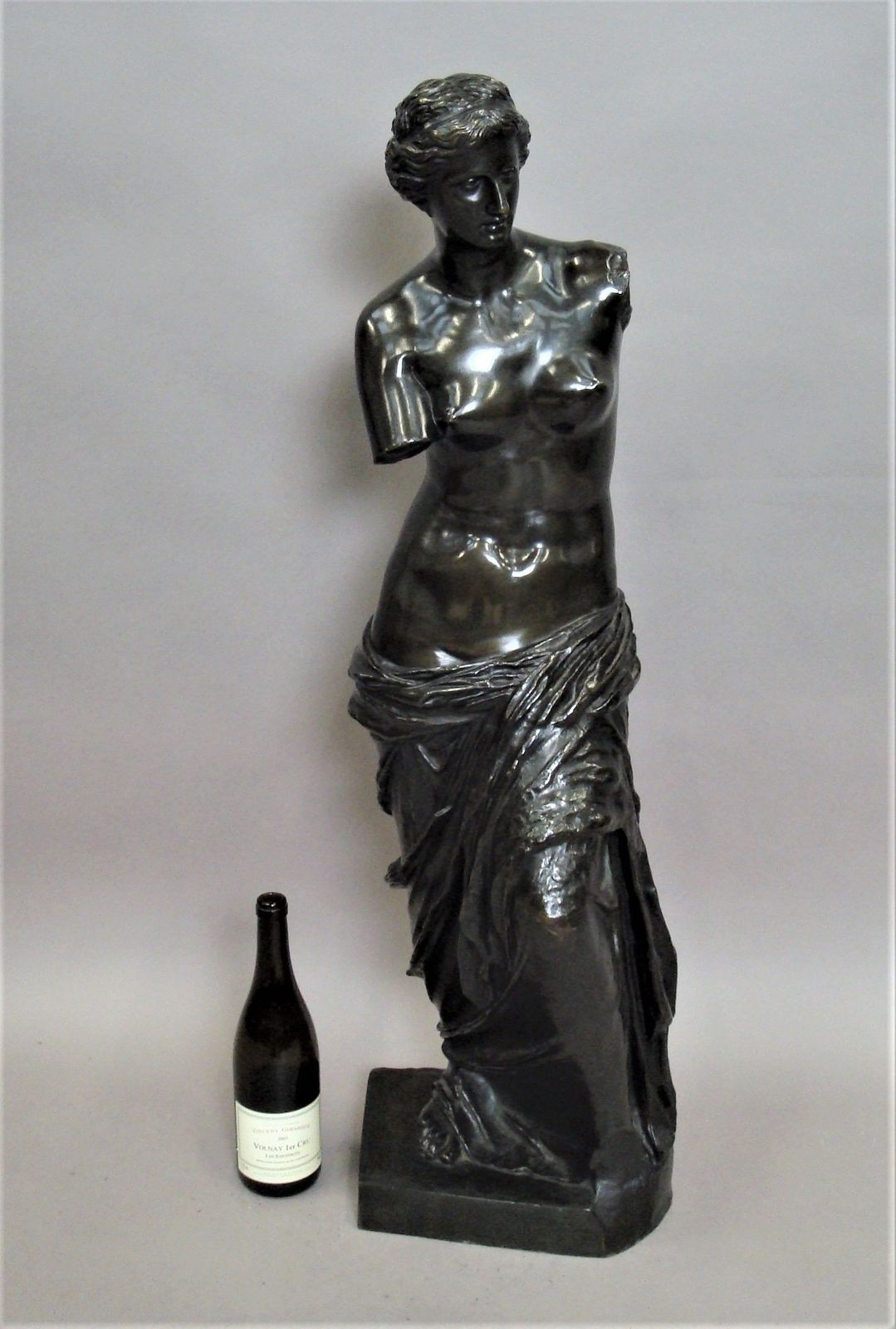 19th Large Bronze Grand Tour Sculpture Of Venus De Milo photo furniture