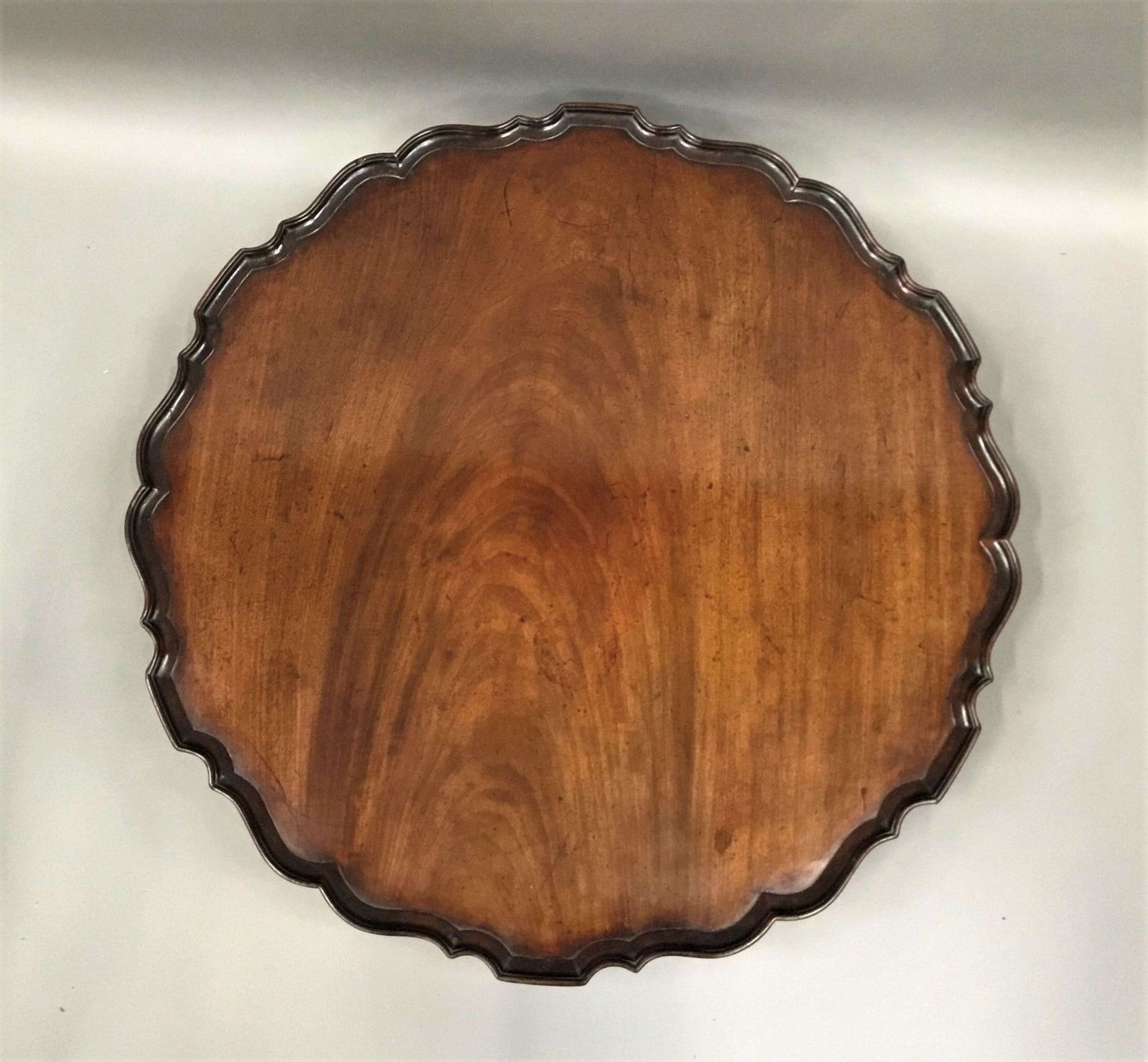 Exceptional George III Mahogany Piecrust Tripod Table / Supper Table photo 13750.0