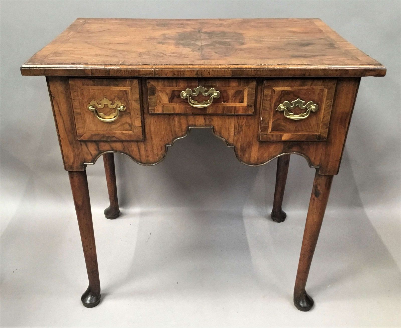 George I Figured Walnut Lowboy photo furniture