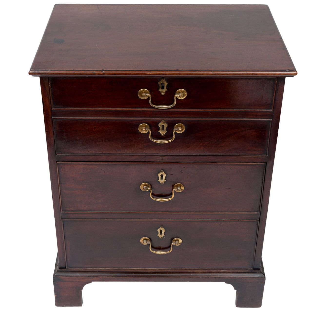Geo III Mahogany Bedside Cabinet