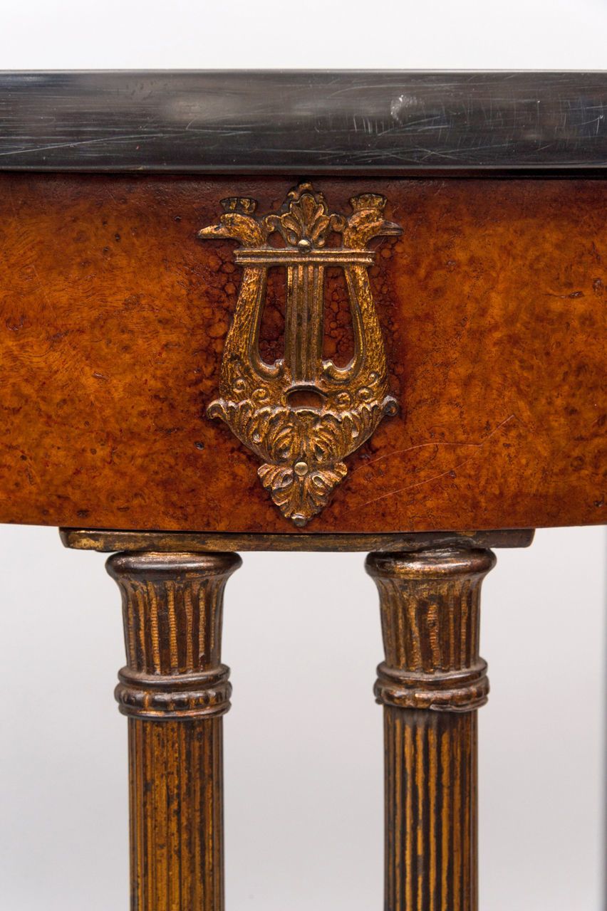 C19th French Burr Elm Gueridon photo Furniture
