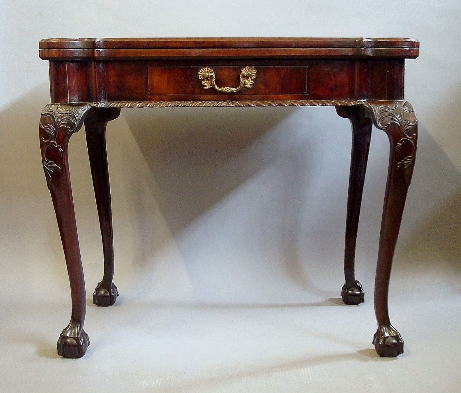 George III Mahogany Card Table photo for sale