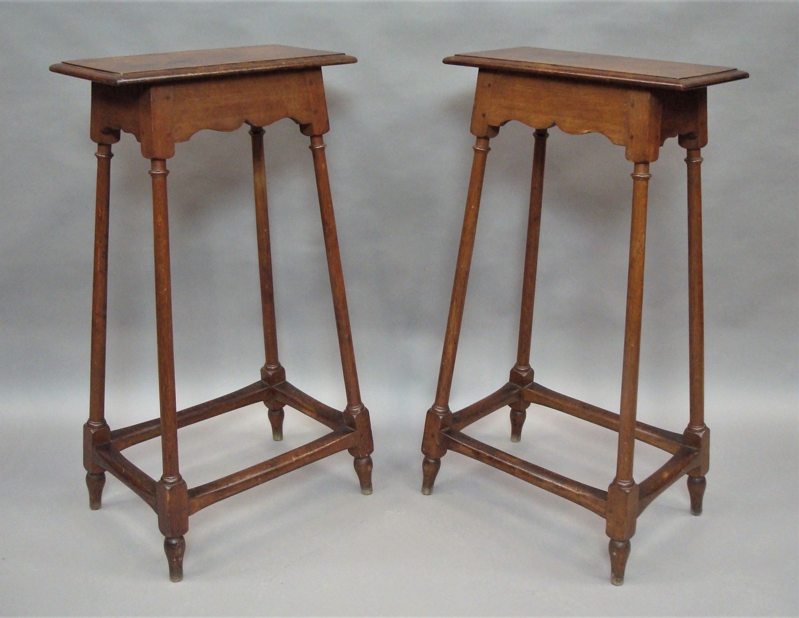 C19th Pair Of Oak Tables, 1900s
