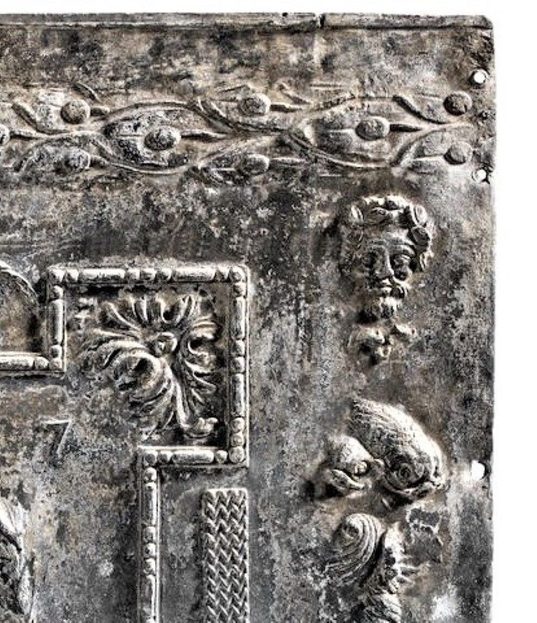 Georgian Lead Cistern Panel, 1700s photo 3190.0