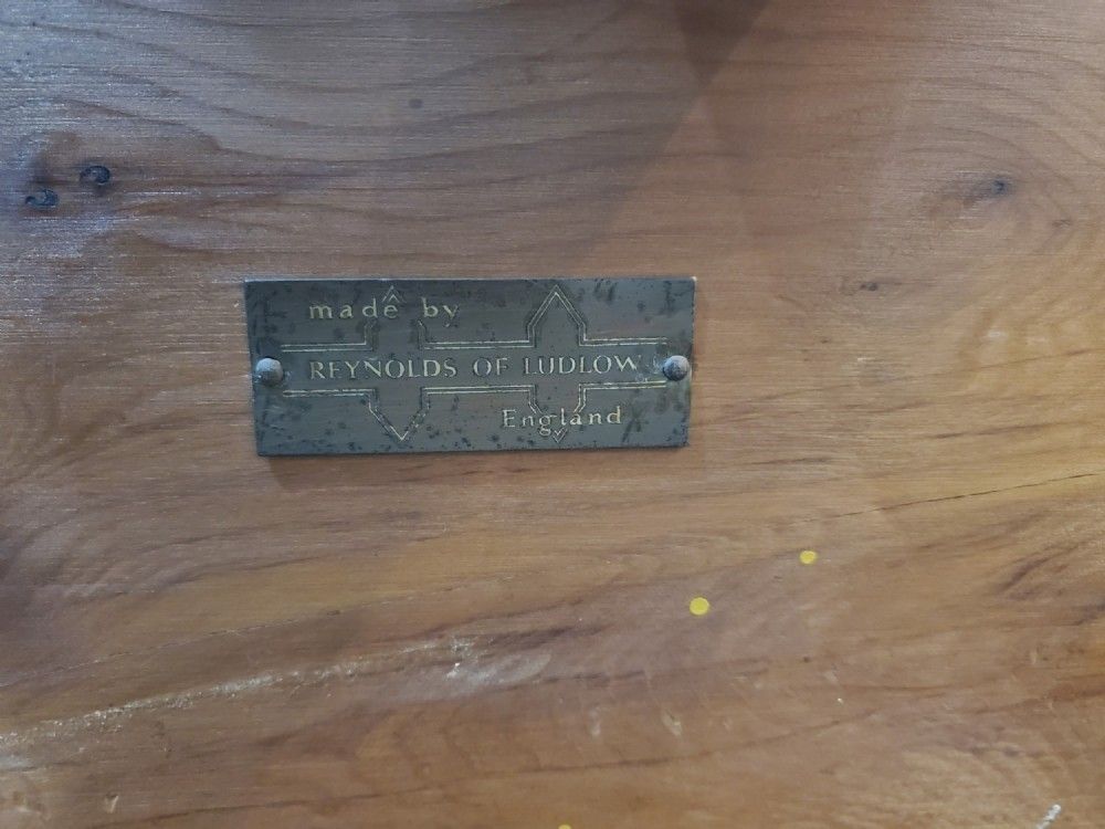Large 180cm Reynolds Of Ludlow Live Edge Yew Coffee Table C1960 photo buy