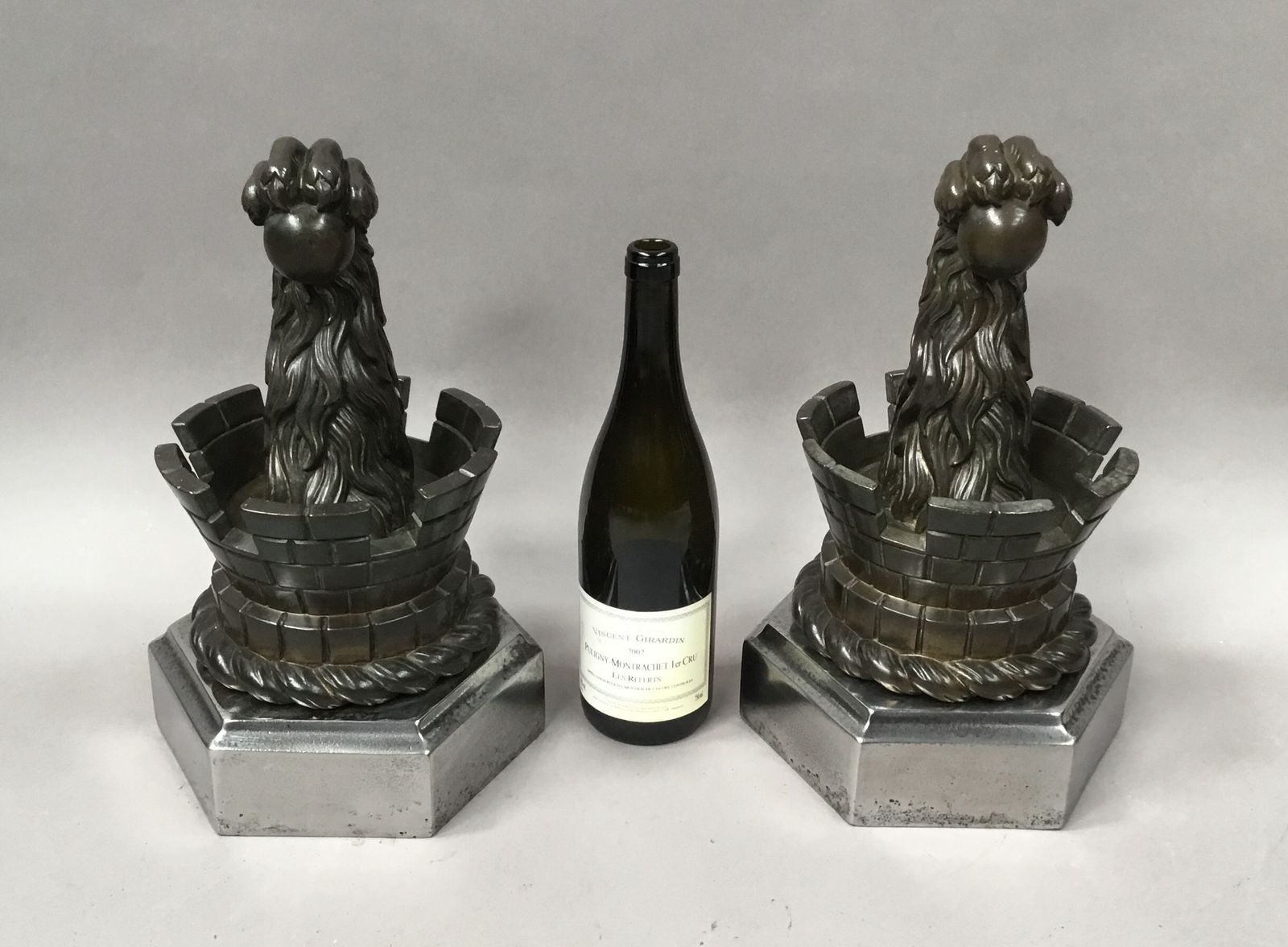 19th Pair Of Bronze Door Stops / Door Porters Or Andirons photo furniture