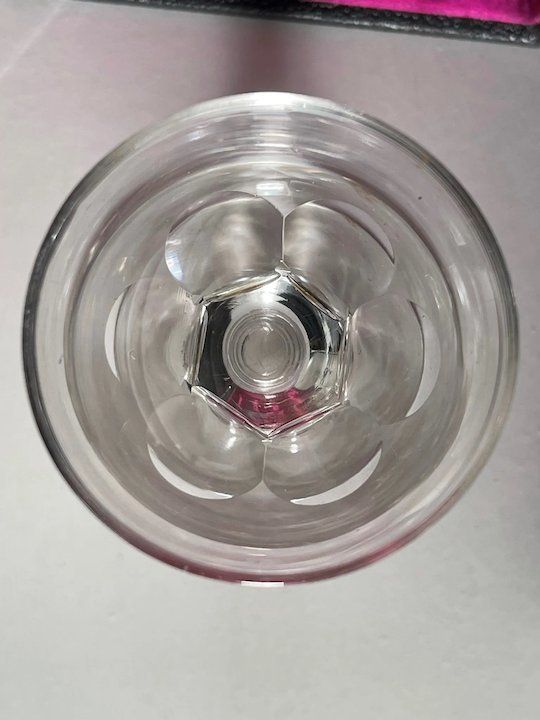 photo for sale Victorian Travelling Crystal Glass And Case