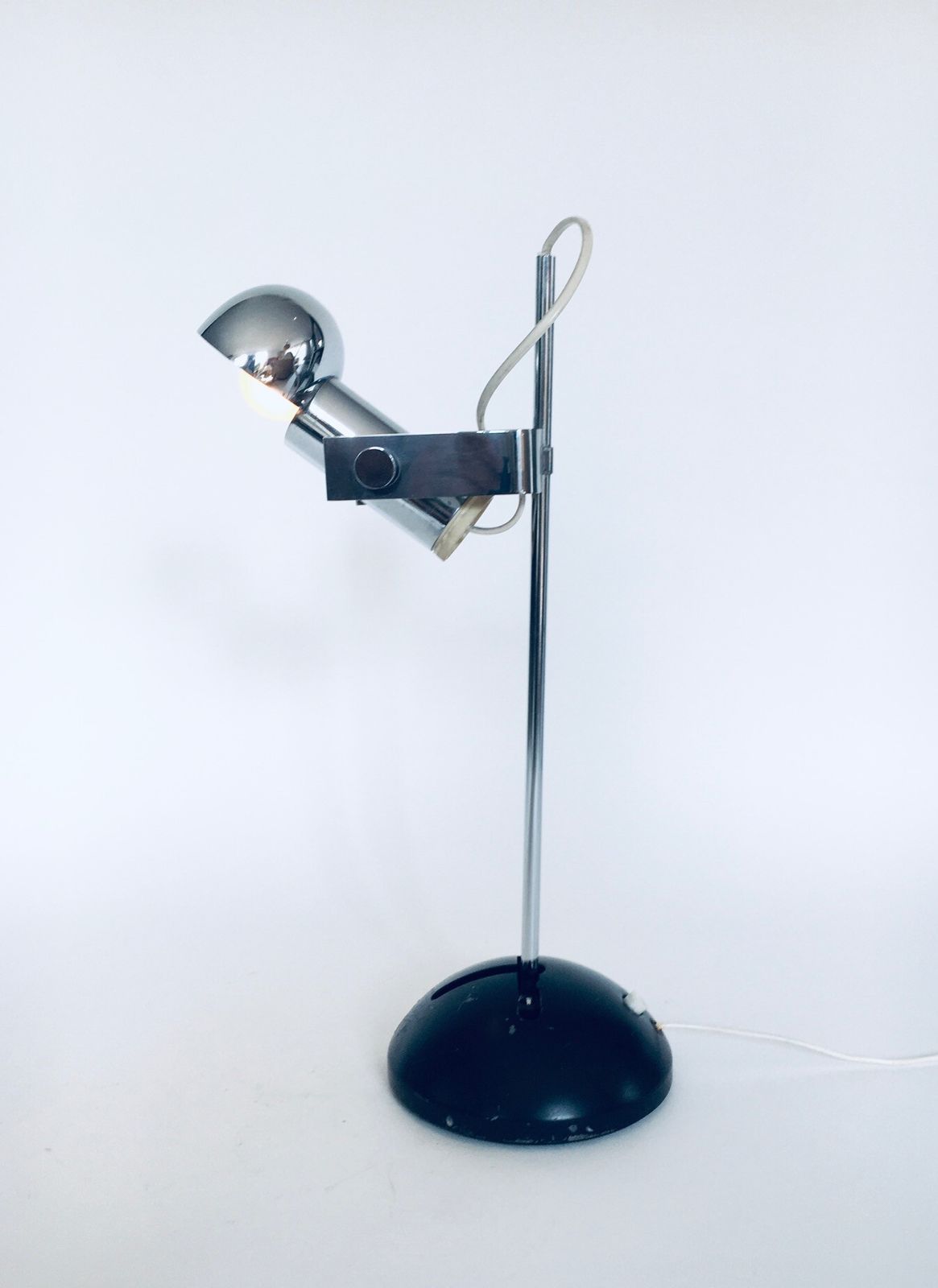 photo furniture T395 Bureaulamp Door Robert Sonneman Voor Luci Cinisello, Italië, Jaren 1970