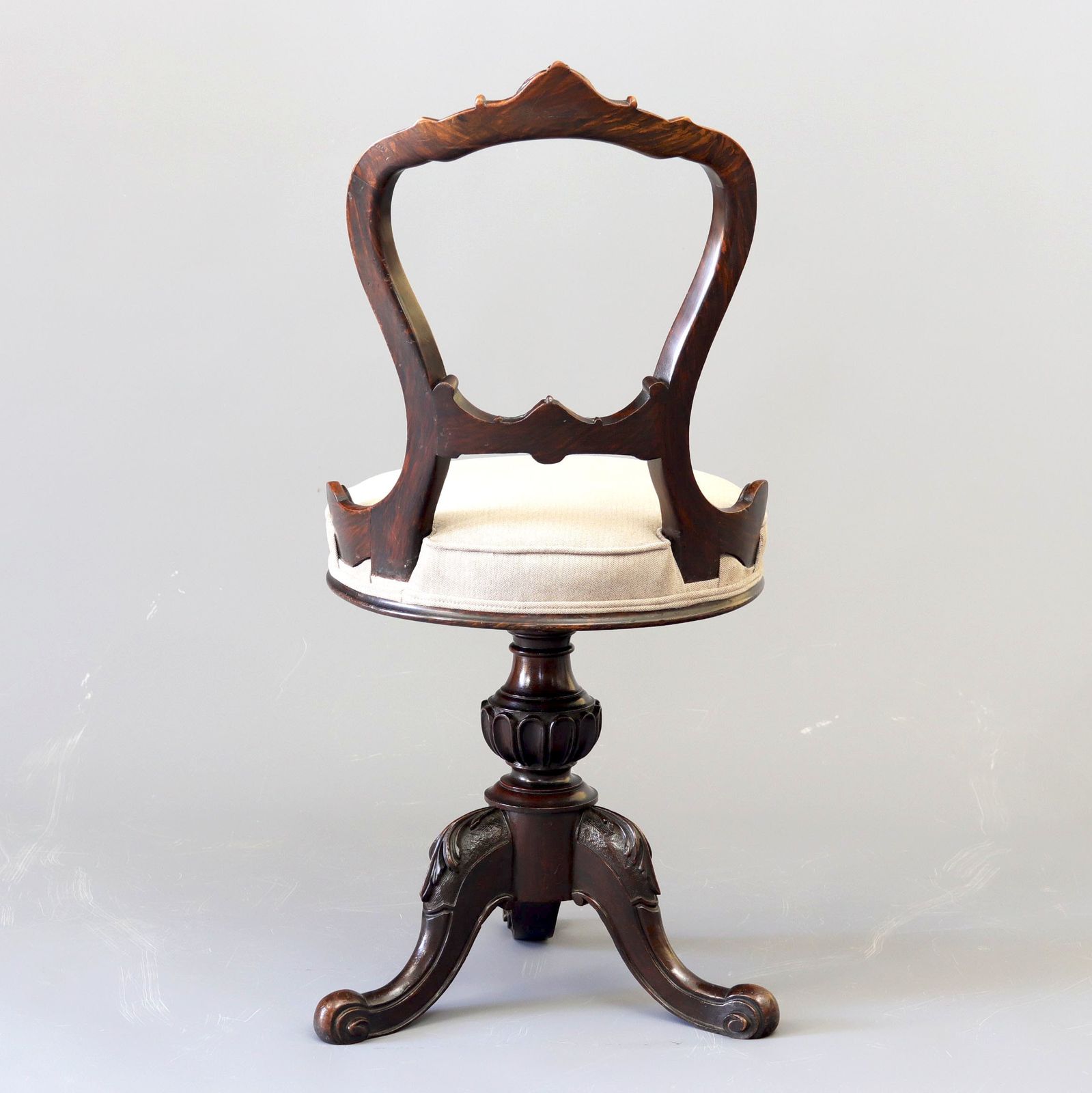 Mid Victorian Walnut Revolving Music Chair C1870 photo 1500.0