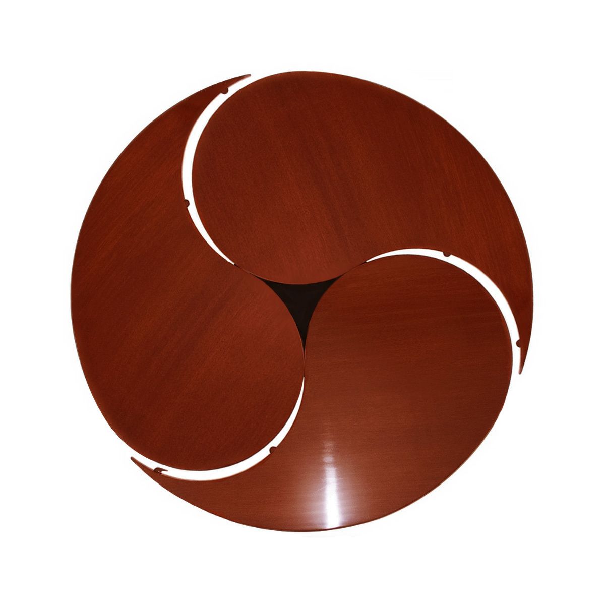 Danish Mid Century Yin Yang Teak Extending Dining Table By Ole Gjerløv Knudsen And Torben Lind