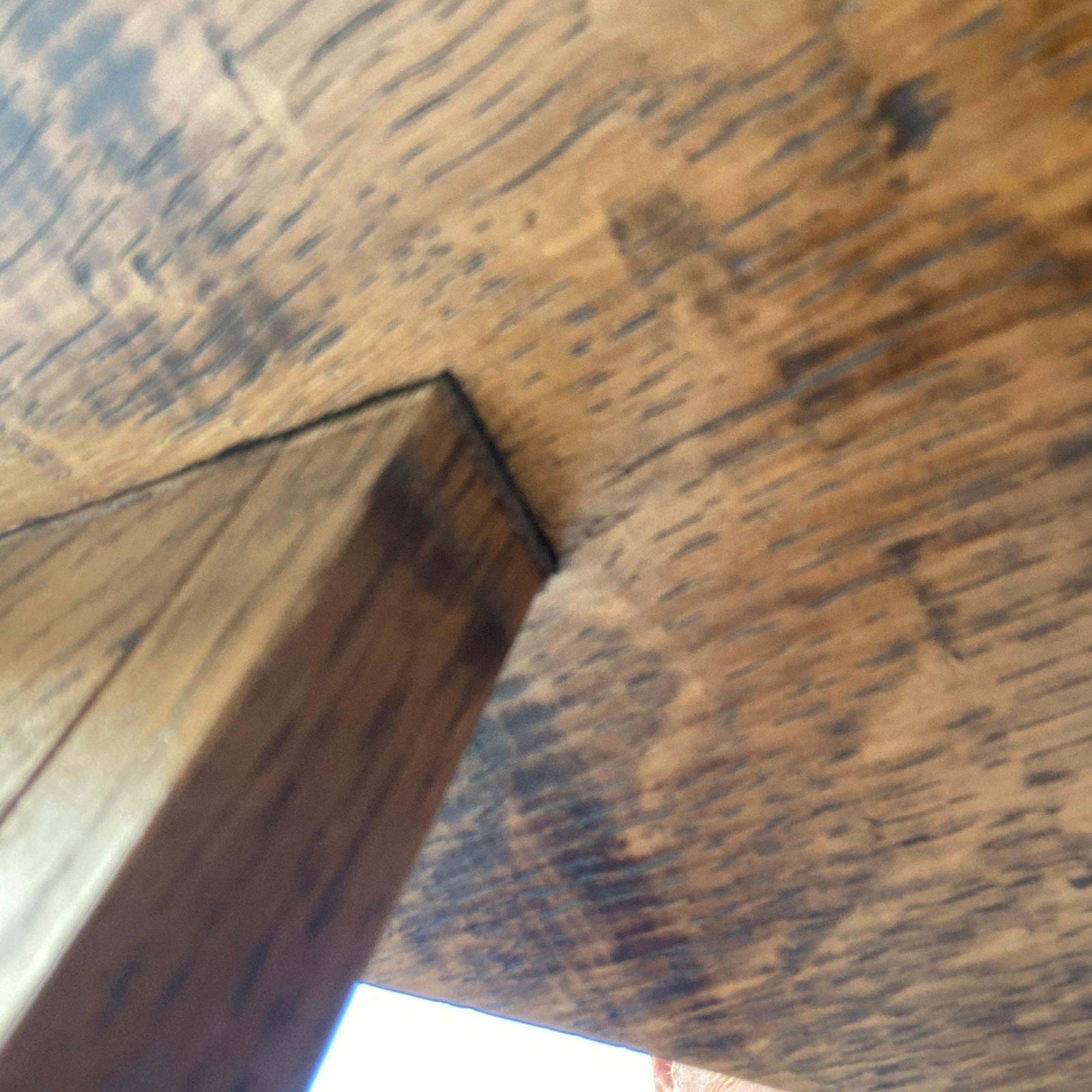 Low Table In Oak, Beige Color, Made In France, Around 1960, Made By An Artisan photo 1238.0