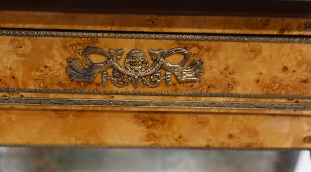 Empire Pier Cabinet Birch Display Chest Ormolu Pharaoh photo Furniture