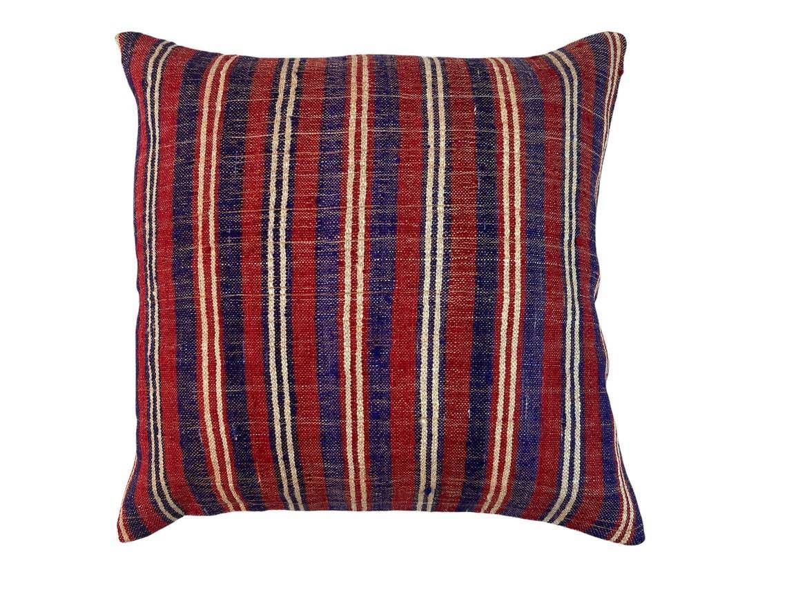 Tapis Kelim Kilim Pillow Cover ,Vintage Meditation Bench Kelim Teppich Boho Kilim