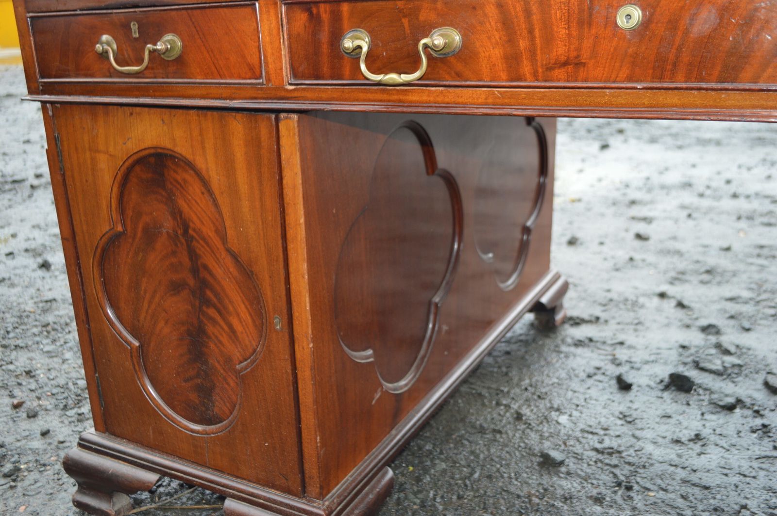 Victorian Mahogany Partners Desk photo for sale