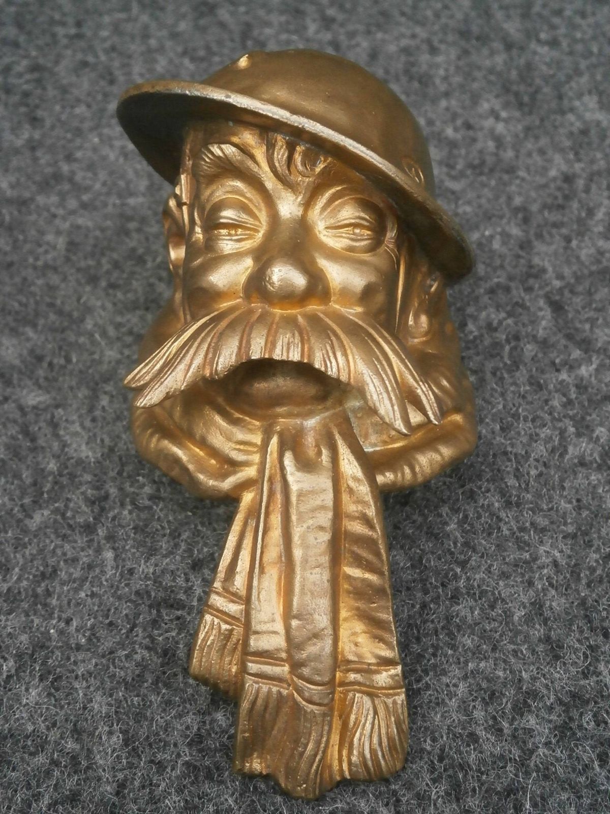 Early 20thc Patinated Bronze Old Bill Car Mascot, The First Cast From Best & Lloyd, Originally Owned By Robert Dudley Best photo furniture