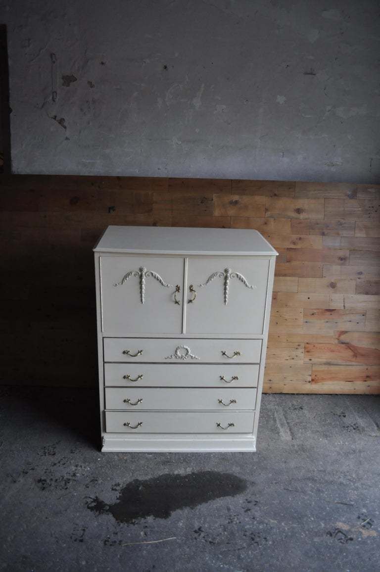 Vintage Painted Chest Of Drawers, Circa 1960 photo for sale