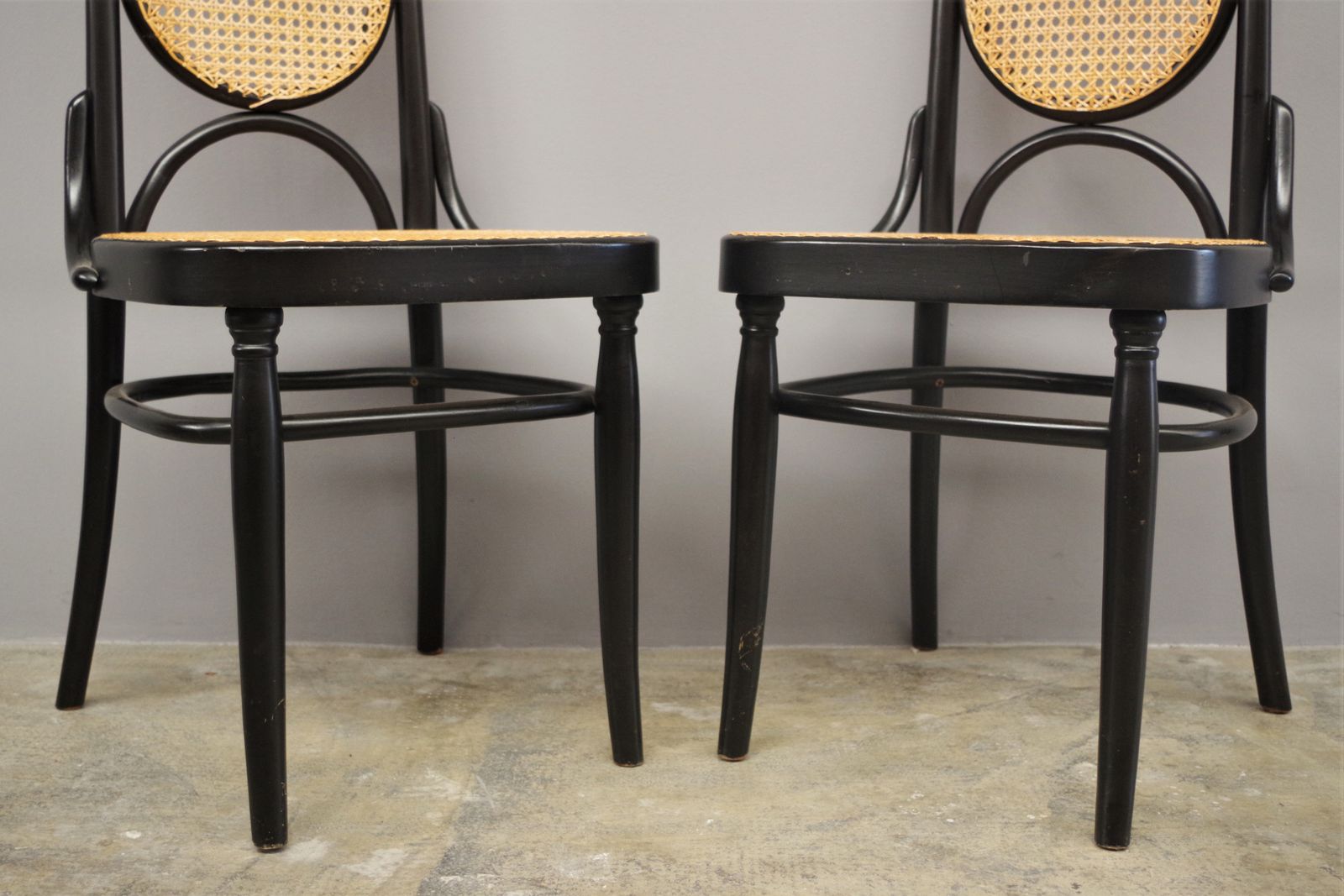 Thonet Style Chairs In Bent Beech Wood And Vienna Straw Seat From The 80s photo furniture