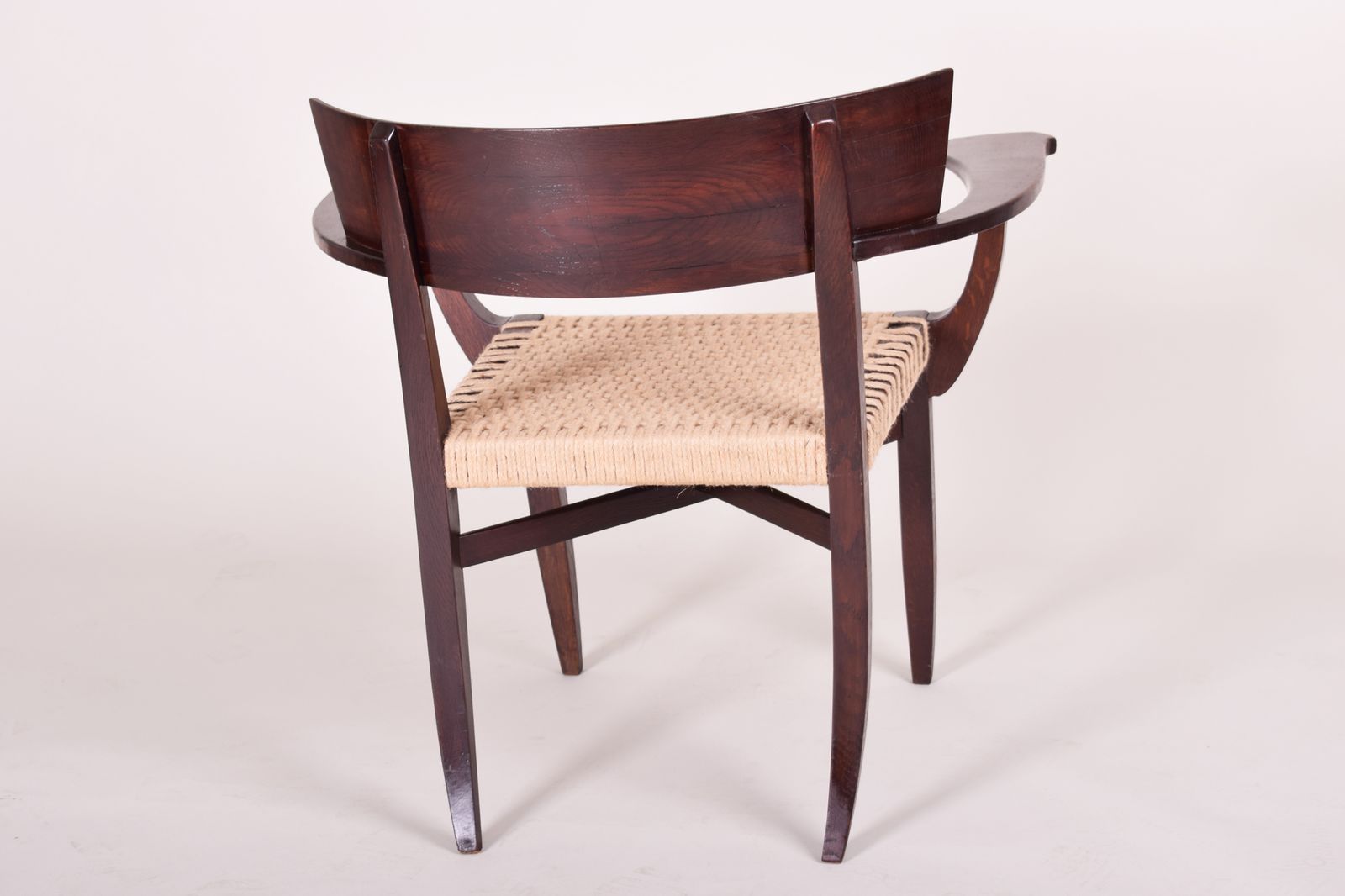 Art Deco Armchair Made In The 1930s In Czechia. Restored Oak. Oskar Poříska photo vinterior