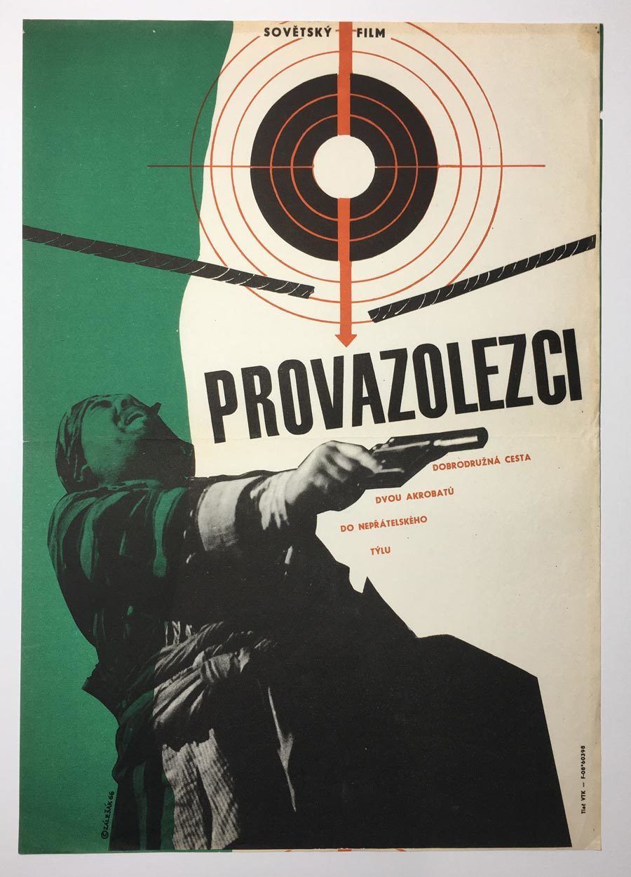 Movie Poster, Rope Walkers, František Zálešák, 1966