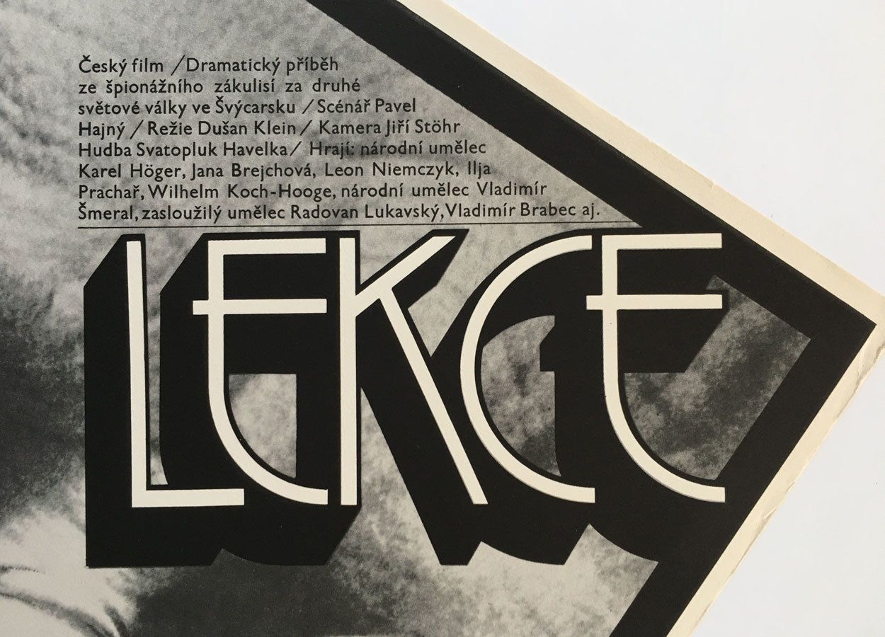 Movie Poster, The Lesson, Zdeněk Ziegler, 1971 photo Art