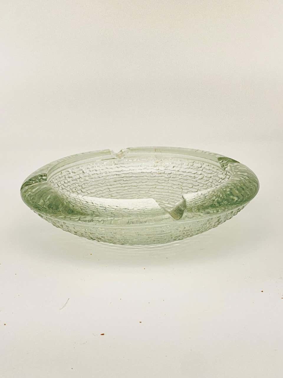 Vide Poche Or Ashtray, In Glass, Geometrical Patterns,France Circa 1960 photo furniture