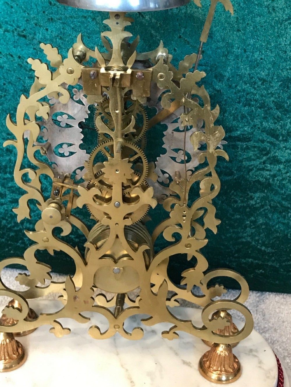 Fine 19th Century, Skeleton Clock, Circa 1875, Striking , Library, Mantel,Clock photo 1650.0