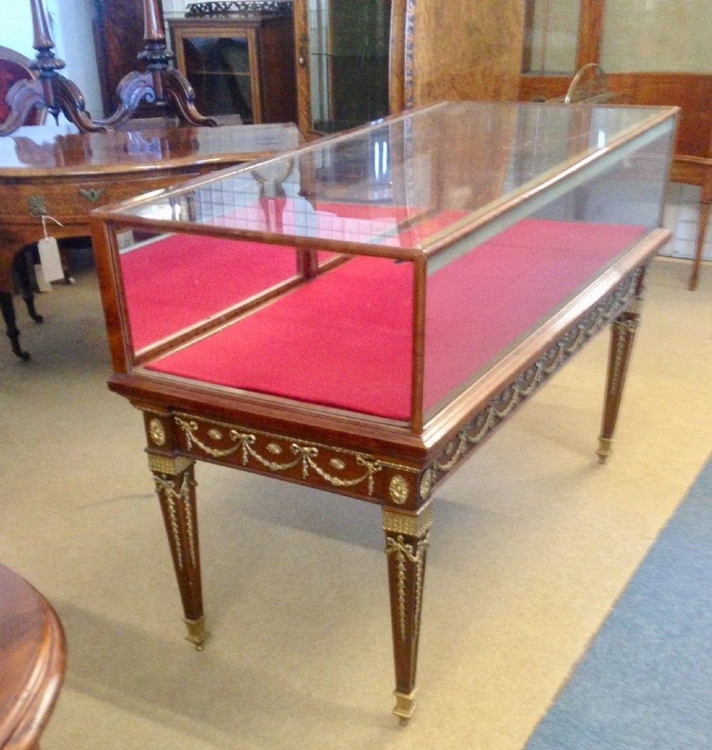 A Fine Collectors Vitrine, Bijouterie Table, Jewellers, Shop Display Cabinet Circa 1900 photo furniture