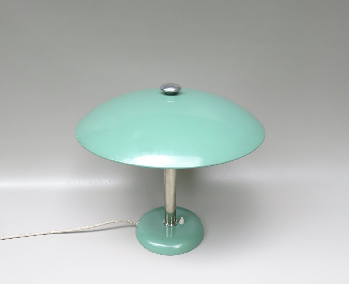 Bauhaus Schröder 2000 Table Lamp By Max Schumacher For Metallwerk Werner Schröder, 1930s photo vintage