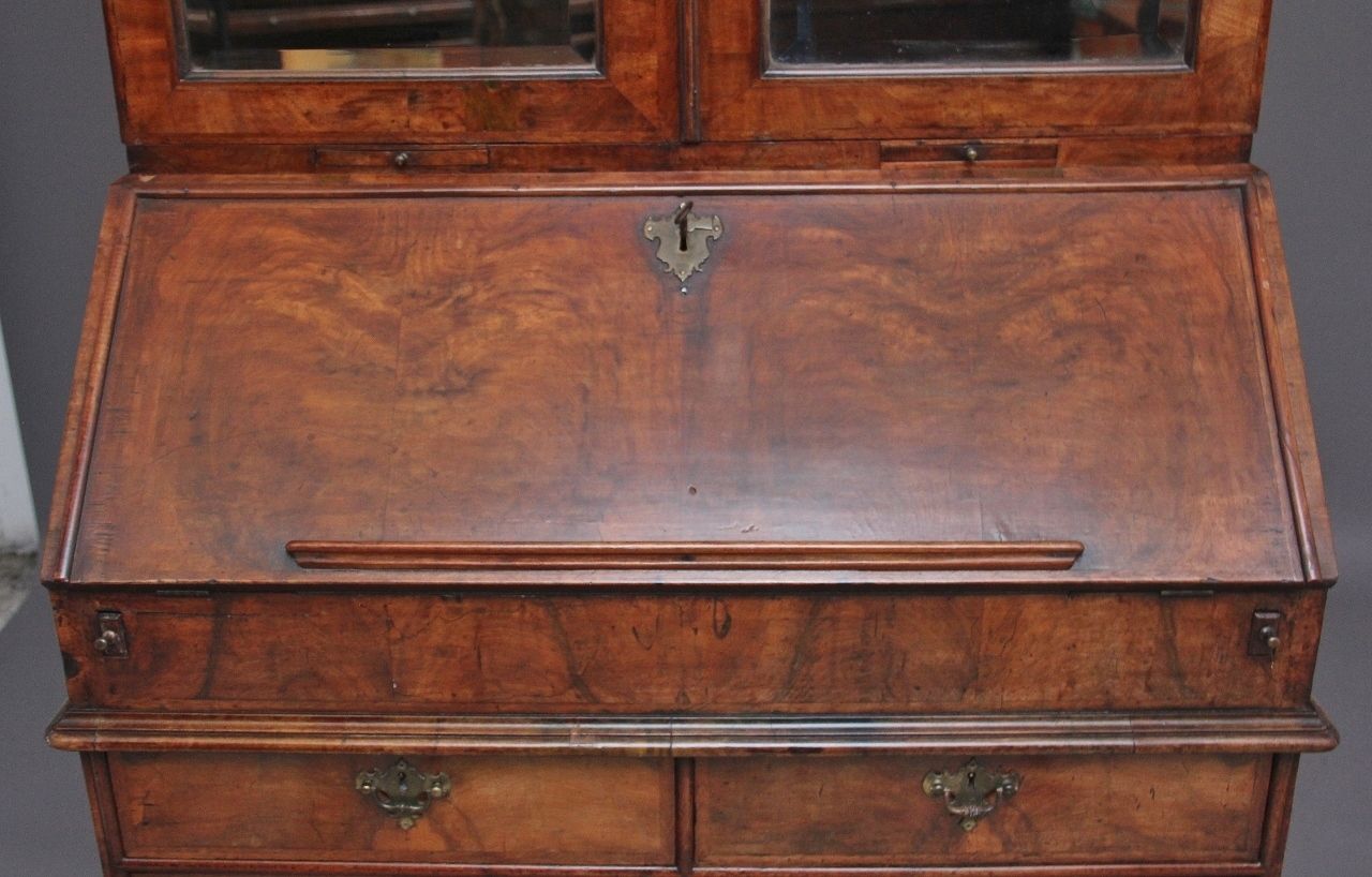 8700.0 Early 18th Century Walnut Bureau Bookcase photo