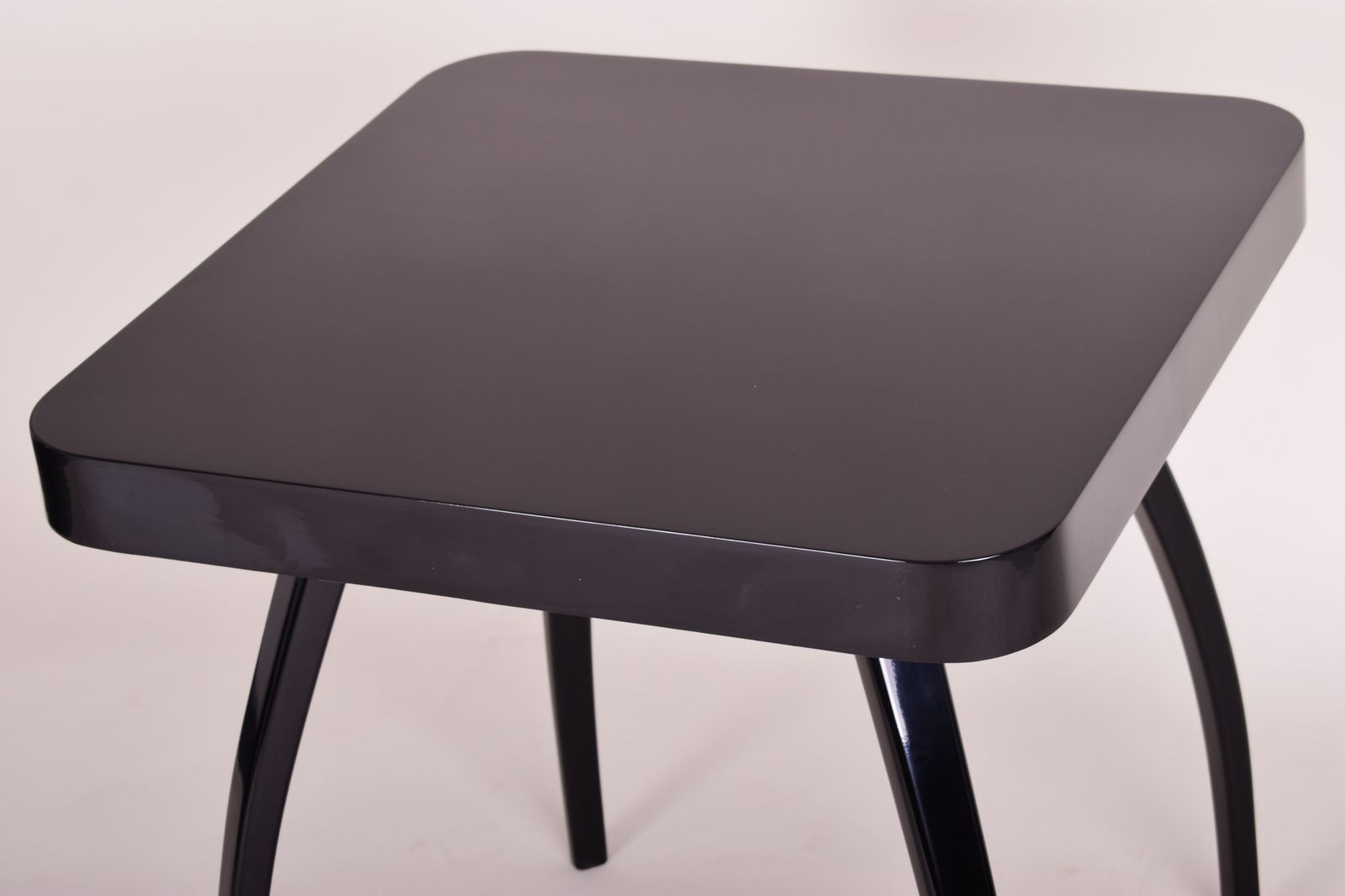 Small Black Art Deco Table Made In Czechia By Up Závody, Designed By Halabala. photo furniture