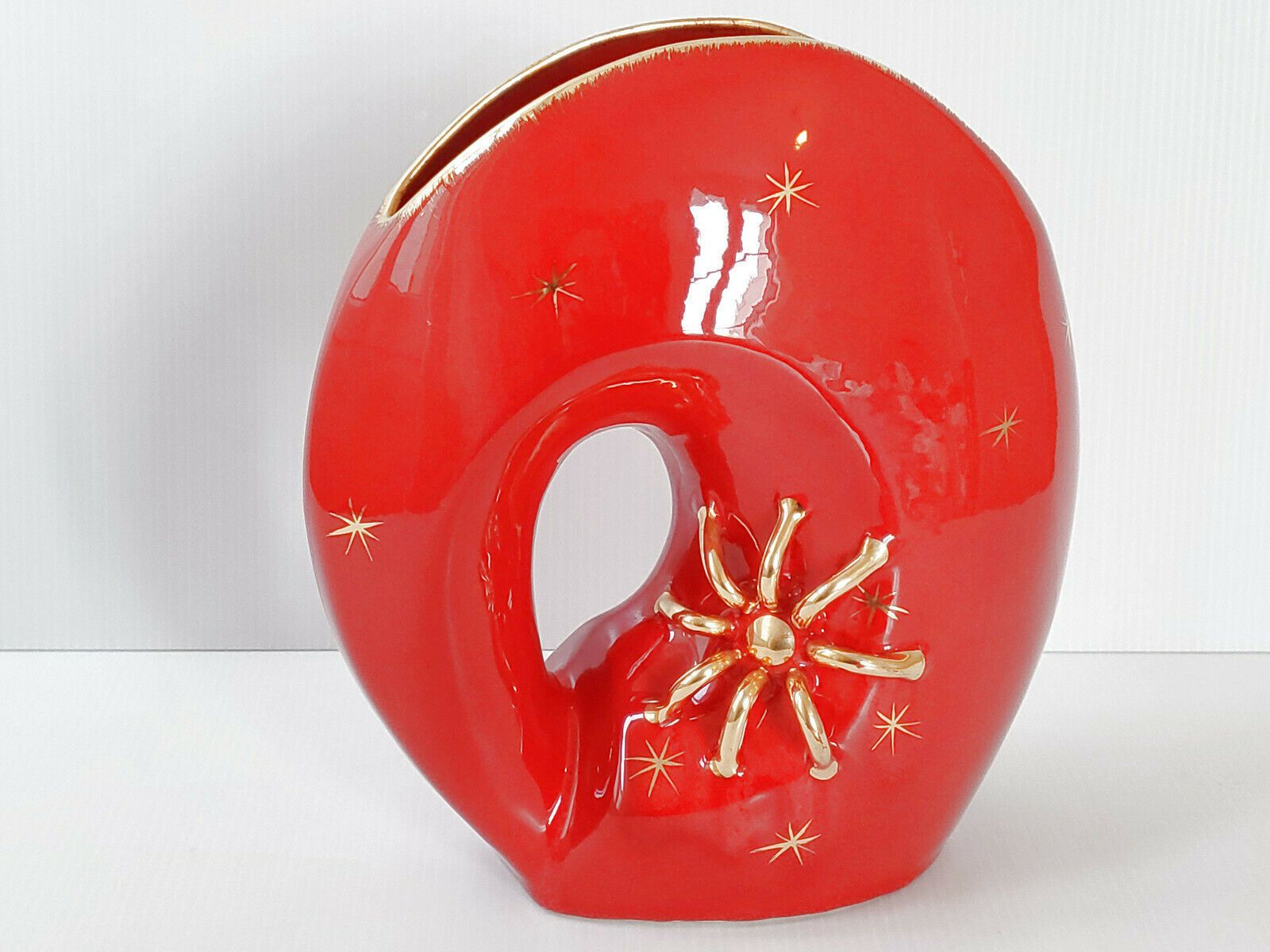 Vase 1950 Etoile Soleil Araignee Ceramqiue 1950s 50s Vallauris 1950s photo furniture