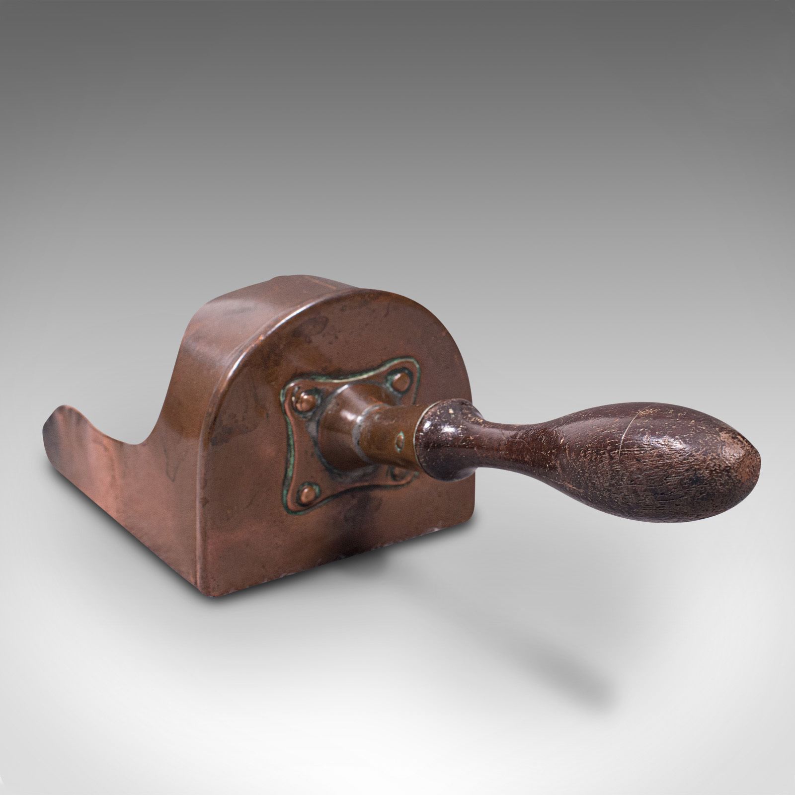 Antique Coal Scuttle, English, Copper, Fireside Bucket, Scoop, C.1880 photo Home Fixtures