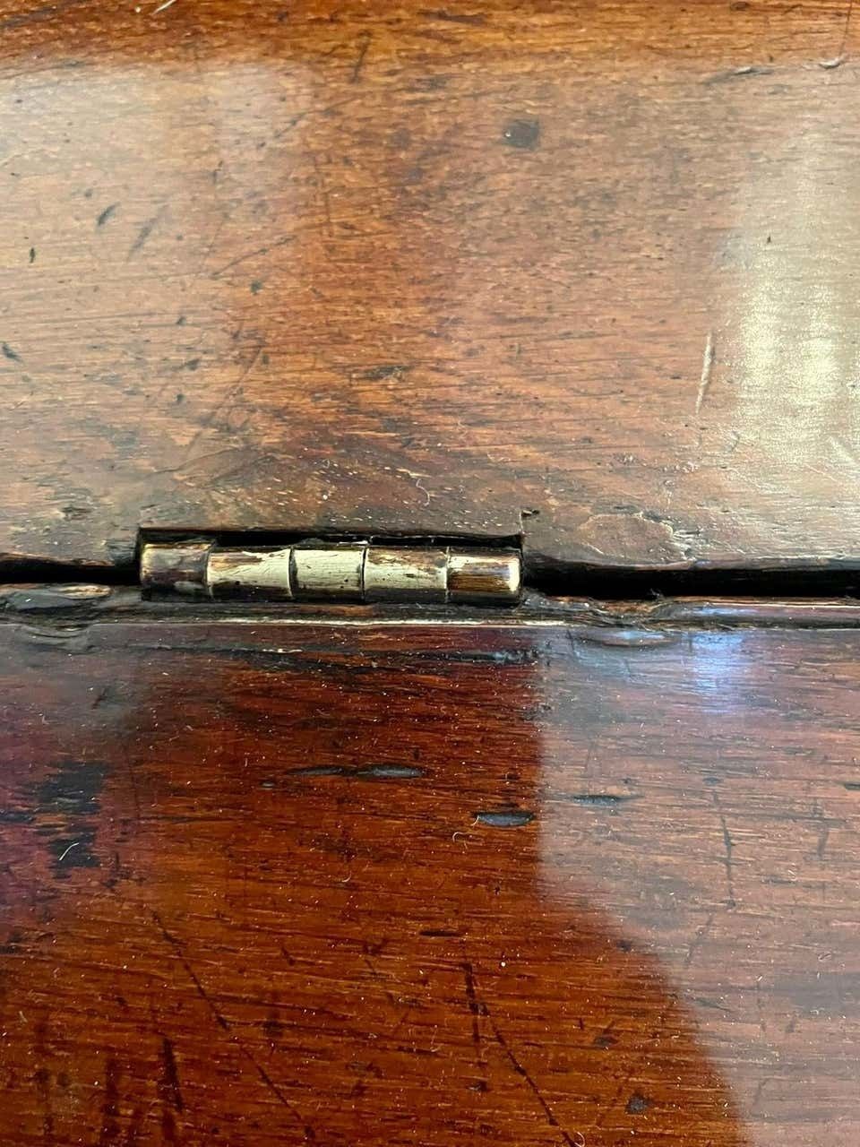 Unusual Antique George Lii Mahogany And Oak Desk photo for sale